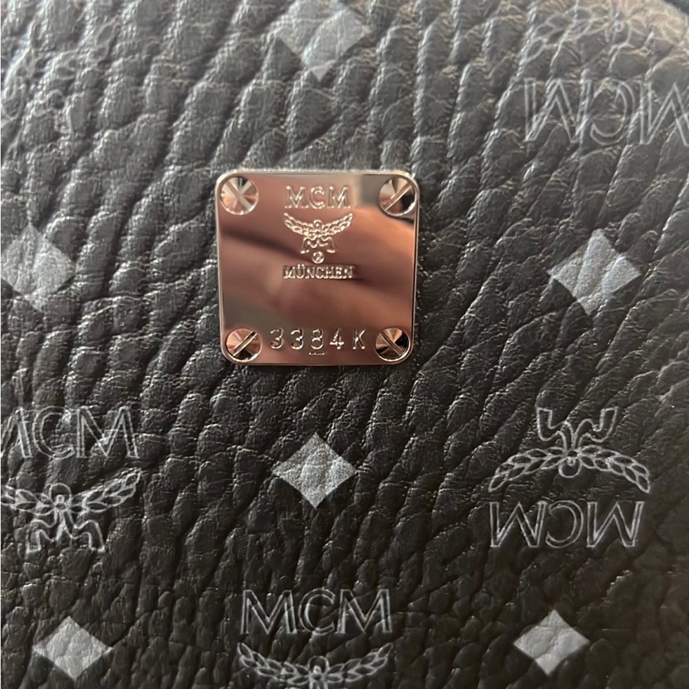 Authentic MCM Stark Side Studded Backpack in Visetos - Picture 3 of 13